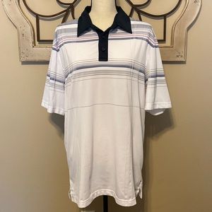 Men’s Greg Norman Play Dry golf polo